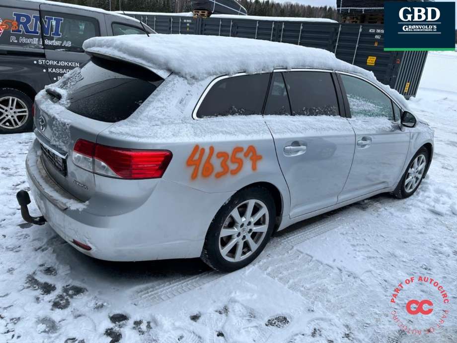 Toyota Avensis 2009-2015 (Type III, Fase 1) , Motorkode: 1AD-FTV, Girkassekode: 3030020A20