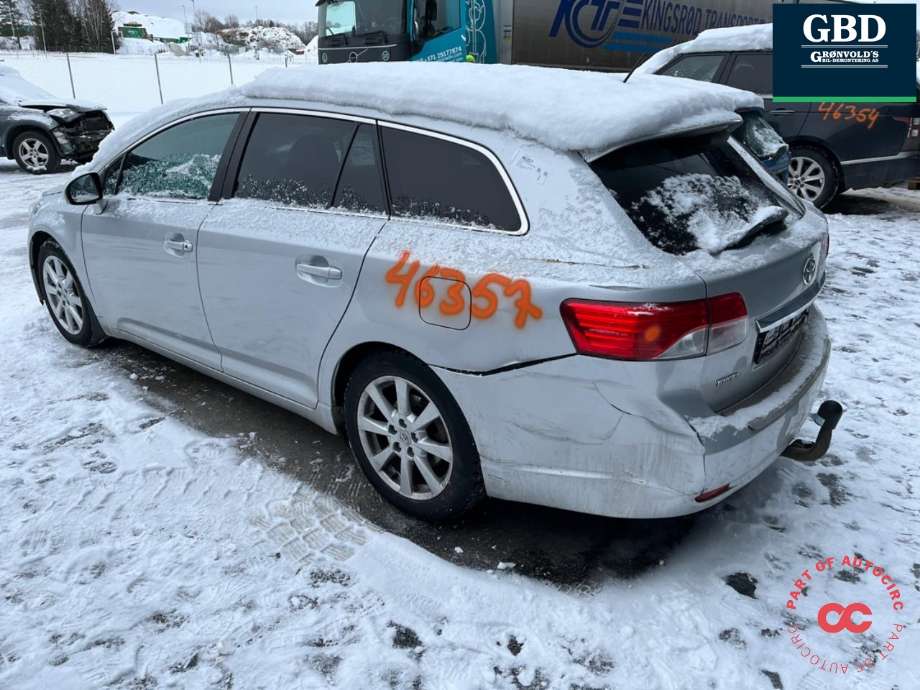Toyota Avensis 2009-2015 (Type III, Fase 1) , Motorkode: 1AD-FTV, Girkassekode: 3030020A20