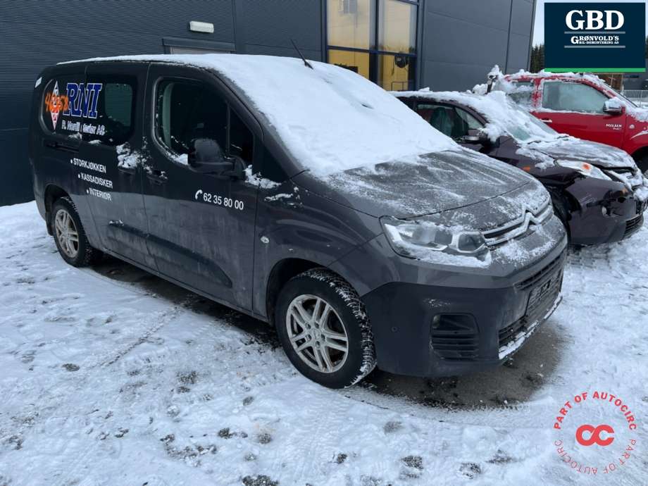 Citroën Berlingo 2019-->> (Type III) , Motorkode: YHZ| YH01, Girkassekode: 98 279 622 80