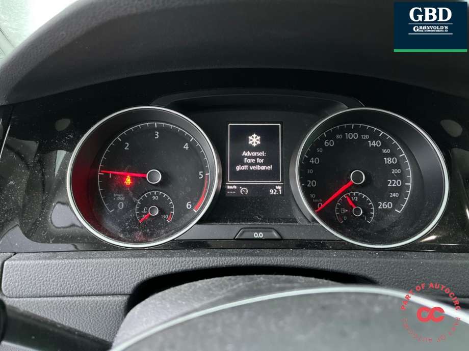 VW Golf VII 2012-2017 (Fase 1) , Motorkode: CLHA, Girkassekode: MRV