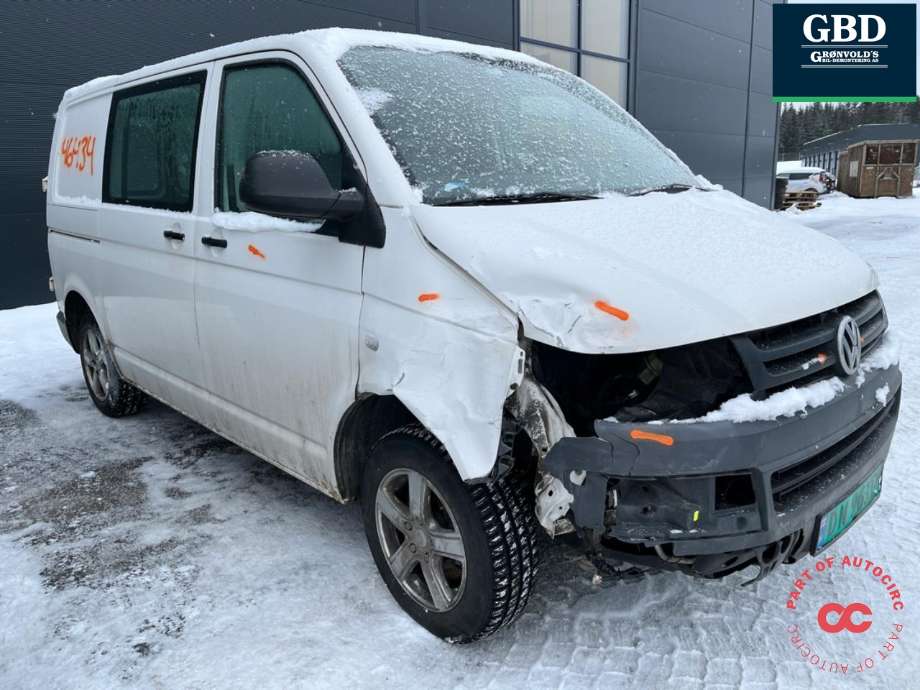 VW Transporter / Caravelle 2009-2015 (Fase 2) (T5) (T5), Motorkode: CAAC, Girkassekode: PAW