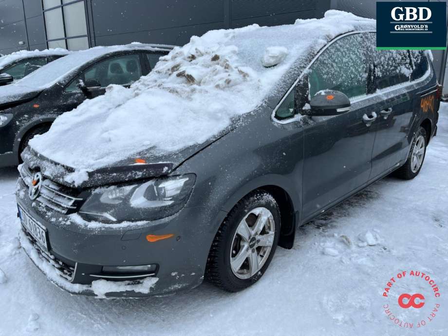 VW Sharan 2010-->> (Type II) , Motorkode: CFFB, Girkassekode: NLL