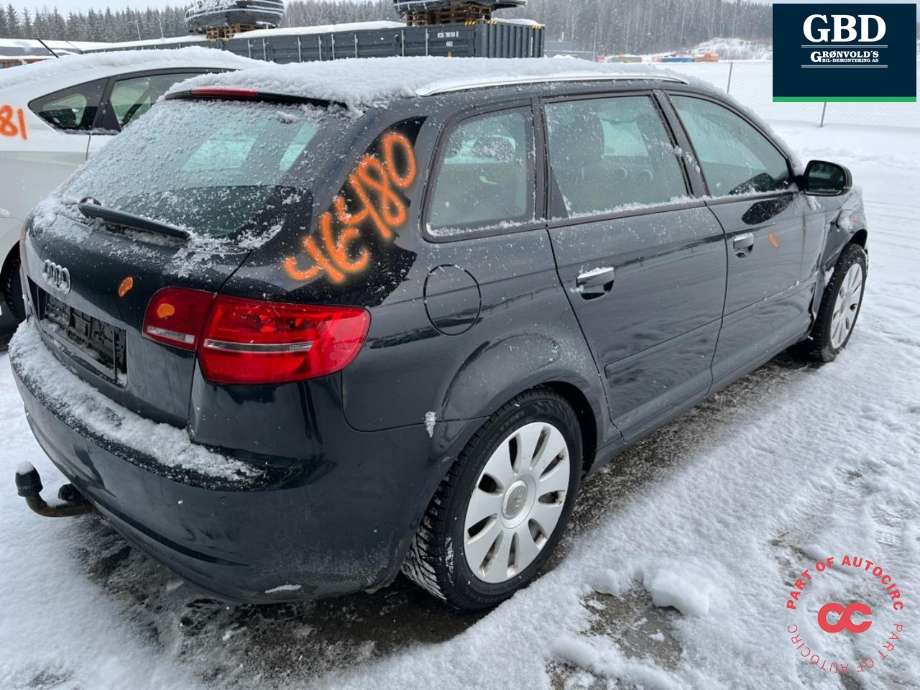 Audi A3 2009-2012 (Type II, Fase 2) , Motorkode: CAYC, Girkassekode: LUB