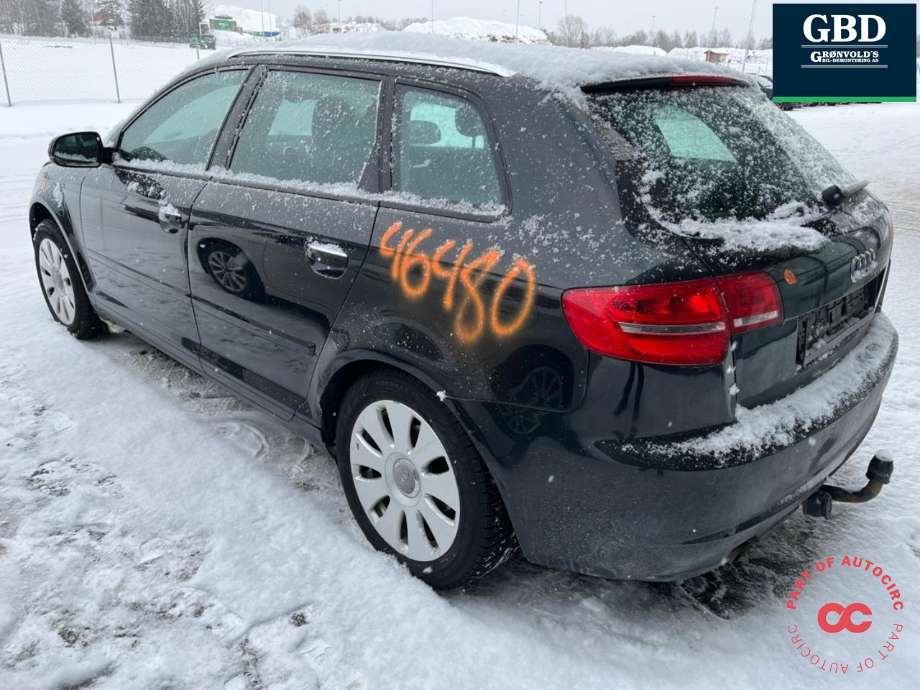 Audi A3 2009-2012 (Type II, Fase 2) , Motorkode: CAYC, Girkassekode: LUB