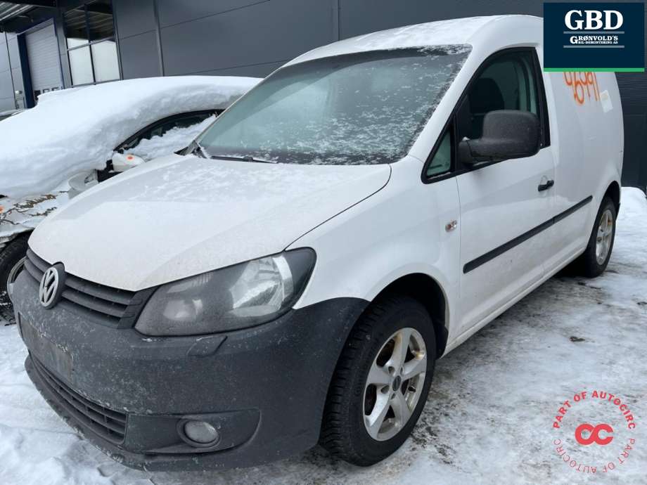 VW Caddy 2010-2015 (Type III, Fase 2) , Motorkode: CAYD, Girkassekode: QRF