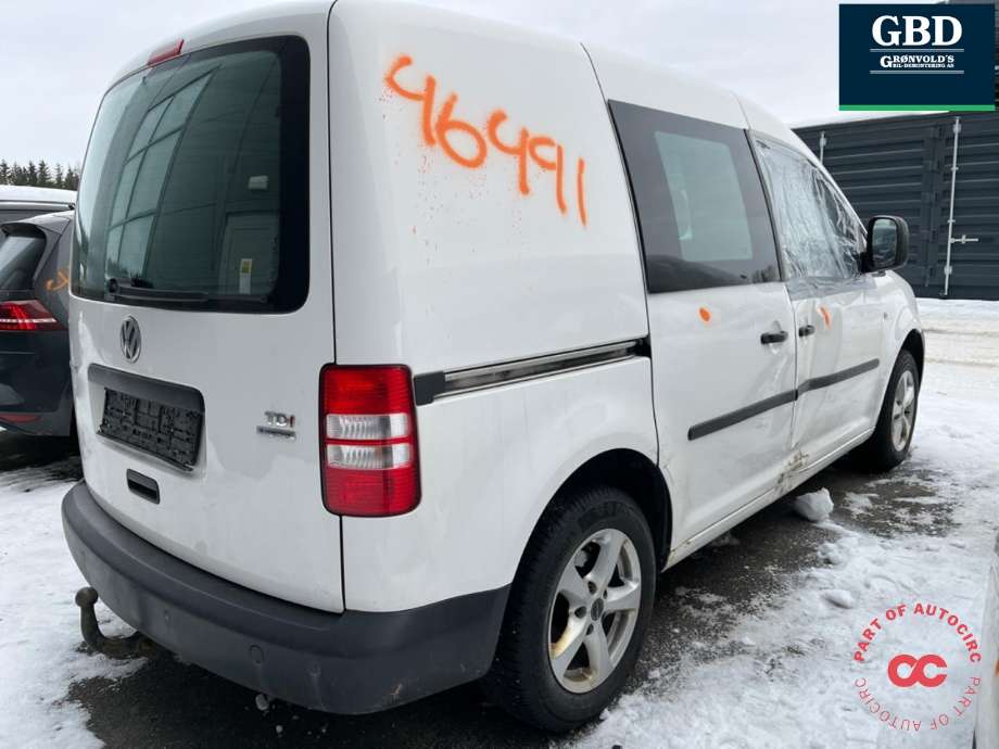 VW Caddy 2010-2015 (Type III, Fase 2) , Motorkode: CAYD, Girkassekode: QRF