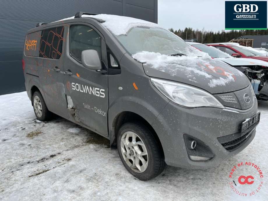 BYD T3 2020-->> , Motorkode: BYD, Girkassekode: 