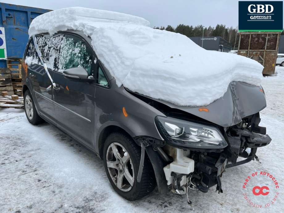 VW Touran 2010-2015 (Type I, Fase 3) delebil , Motorkode: CAYC, Girkassekode: MLE