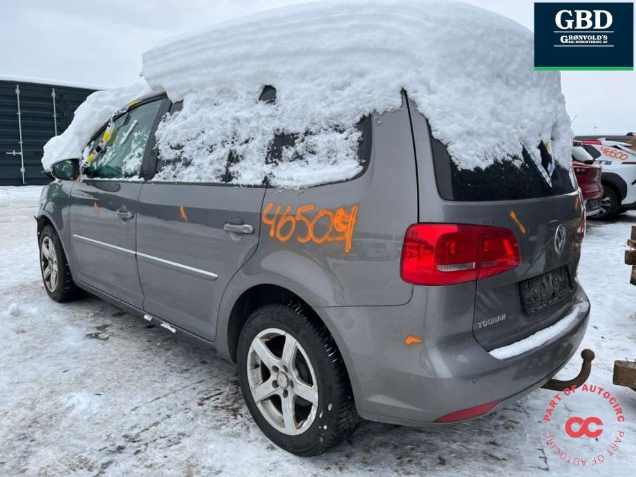 VW Touran 2010-2015 (Type I, Fase 3) delebil , Motorkode: CAYC, Girkassekode: MLE
