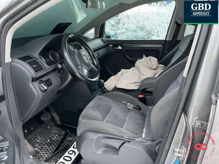 VW Touran 2010-2015 (Type I, Fase 3) delebil , Motorkode: CAYC, Girkassekode: MLE
