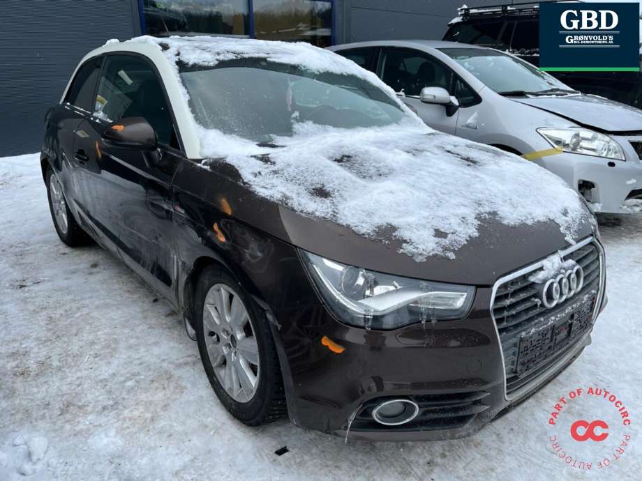 Audi A1 2010-2014 (Type I, Fase 1) , Motorkode: CAYC, Girkassekode: MZM