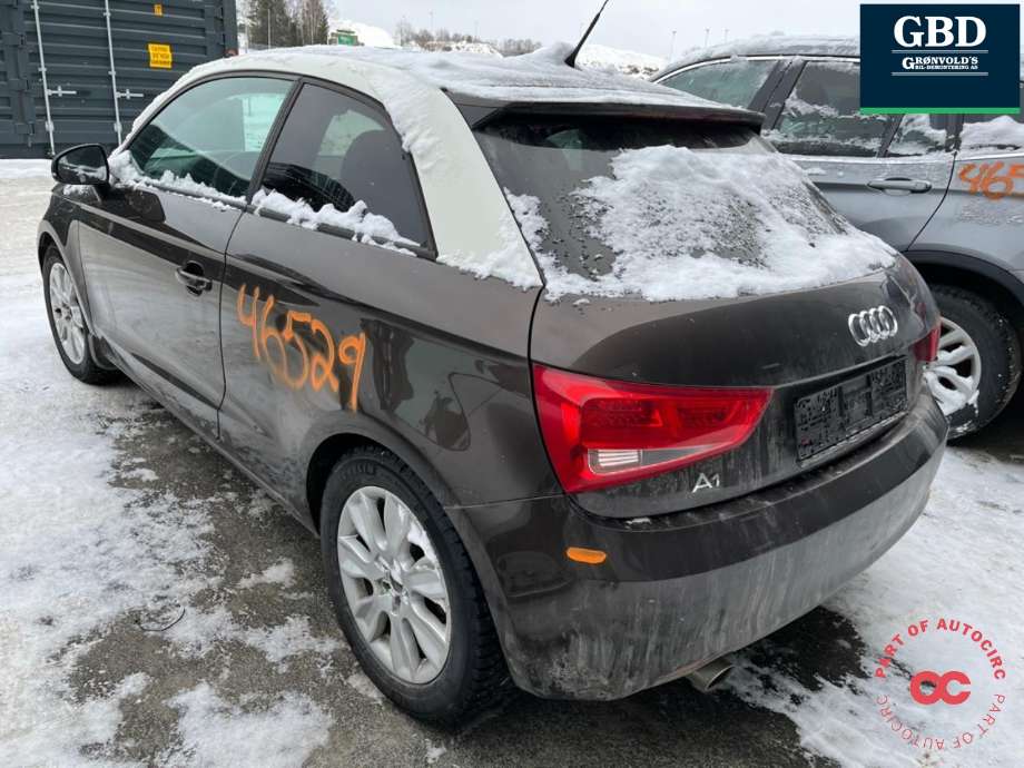 Audi A1 2010-2014 (Type I, Fase 1) , Motorkode: CAYC, Girkassekode: MZM