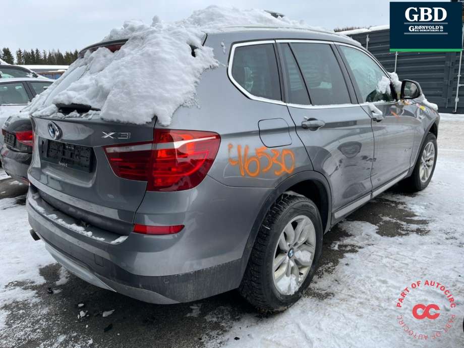 BMW X3 2010-2017 (F25) (F25), Motorkode: B47D20A, Girkassekode: 24 00 8 486 836