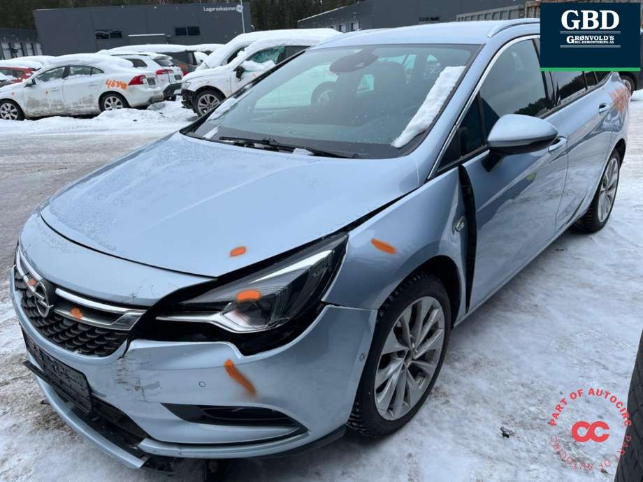 Opel Astra K, 2015->>  delebil , Motorkode: B16DTH, Girkassekode: 95519798