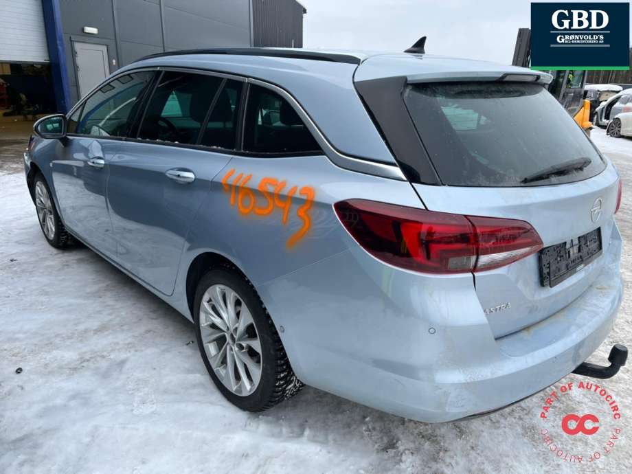 Opel Astra K 2015-->> , Motorkode: B16DTH, Girkassekode: 95519798