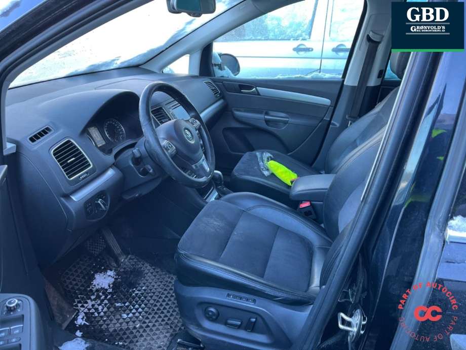 VW Sharan 2010-->> (Type II) , Motorkode: CFFB, Girkassekode: PPW