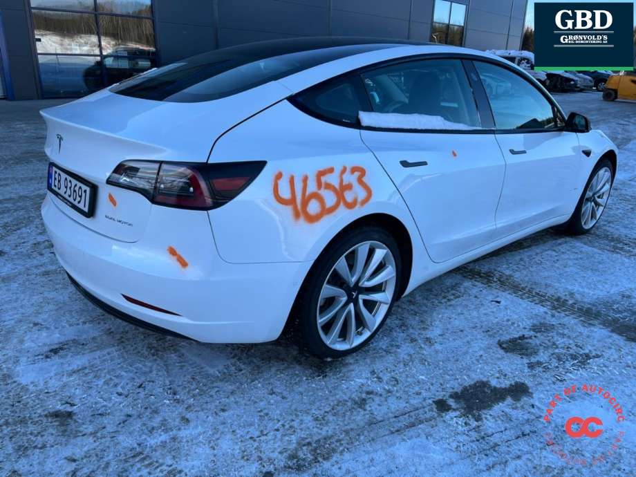 Tesla Model 3 2018-2023 (Fase 1) , Motorkode: 3D3|3D5, Girkassekode: 