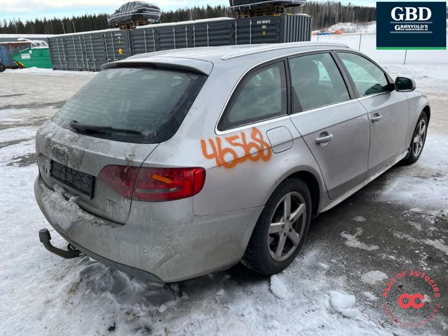 Audi A4 2007-2014 (Type IV) (B8) (B8), Motorkode: CAGA, Girkassekode: LLA
