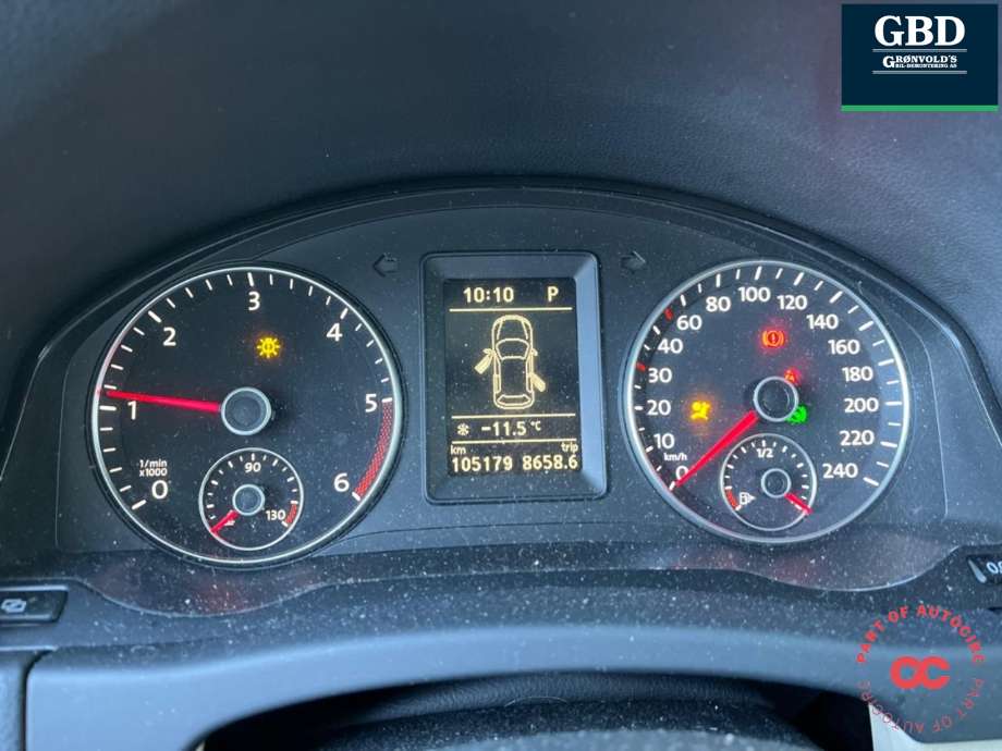 VW Golf, Plus/Cross 2009-2013 (Fase 2) , Motorkode: CAYC, Girkassekode: LST