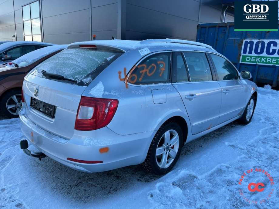 Škoda Superb 2008-2015 (Type II) , Motorkode: CFFB, Girkassekode: MFL
