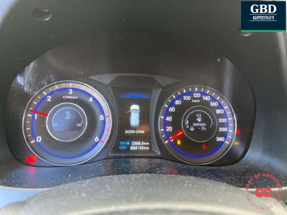 Hyundai i40 2012-2017 delebil , Motorkode: D4FD, Girkassekode: 43000 24A30