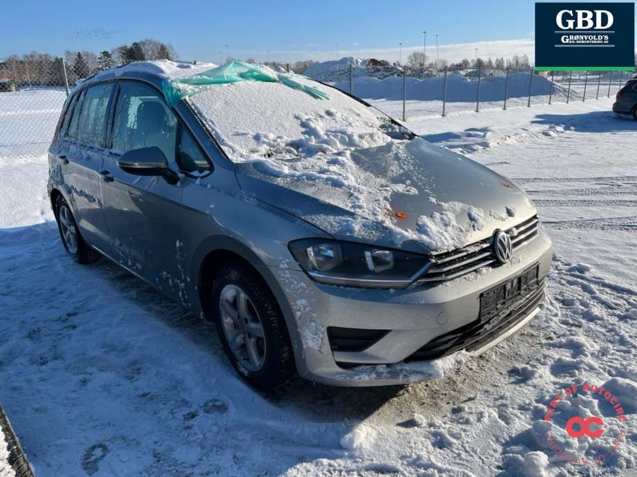 VW Golf Sportsvan 2014-2018 , Motorkode: CYVB, Girkassekode: RES