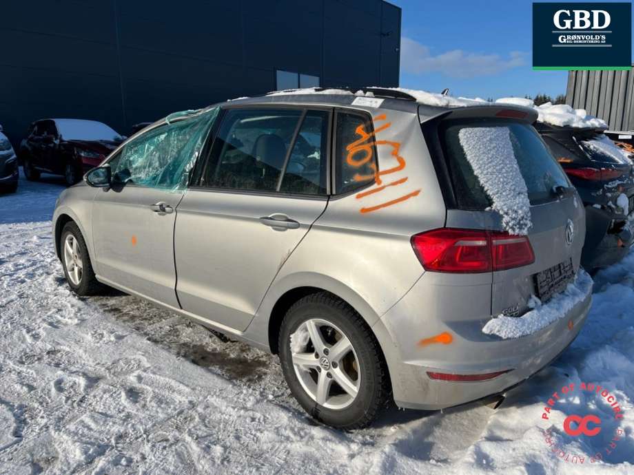 VW Golf Sportsvan 2014-2018 , Motorkode: CYVB, Girkassekode: RES