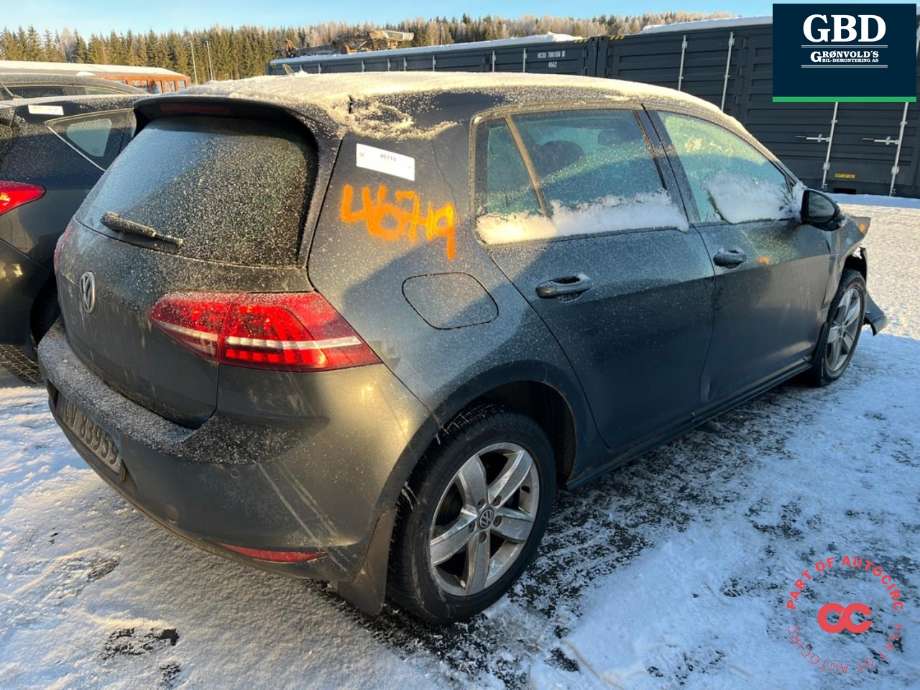 VW Golf VII 2012-2017 (Fase 1) , Motorkode: CUKB, Girkassekode: RJW