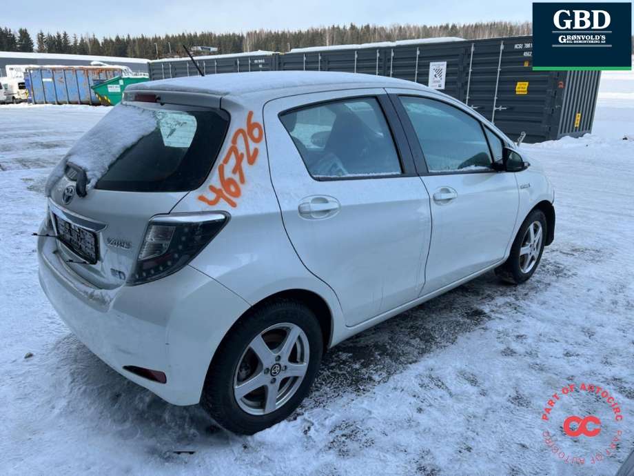 Toyota Yaris 2014-2020 (Type III, Fase 2) , Motorkode: 1NZ-FXE, Girkassekode: 3090052010