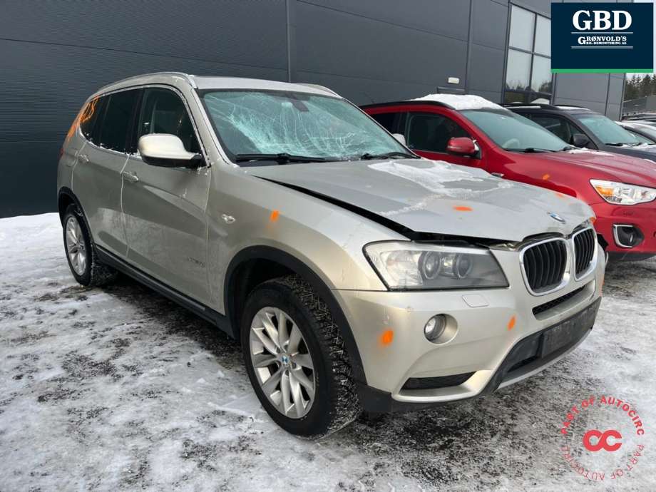 BMW X3 2010-2017 (F25) (F25), Motorkode: N47D20C, Girkassekode: 24 00 8 617 112