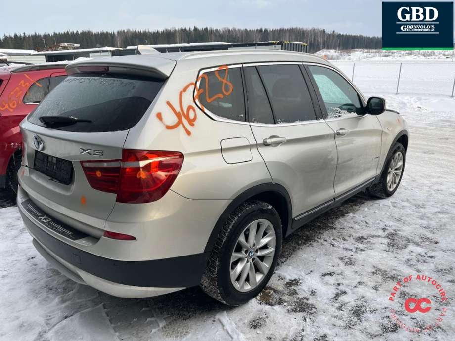BMW X3 2010-2017 (F25) (F25), Motorkode: N47D20C, Girkassekode: 24 00 8 617 112