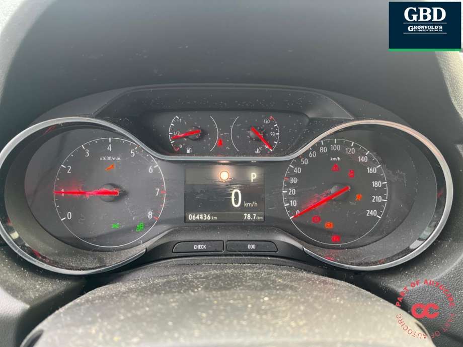 Opel Grandland X 2017-->> , Motorkode: D15DTH, Girkassekode: 98 372 596 80