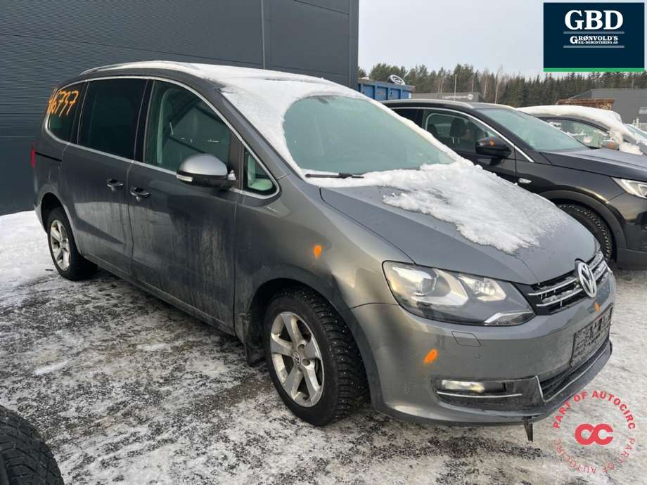 VW Sharan 2010-->> (Type II) , Motorkode: CFFB, Girkassekode: PPW