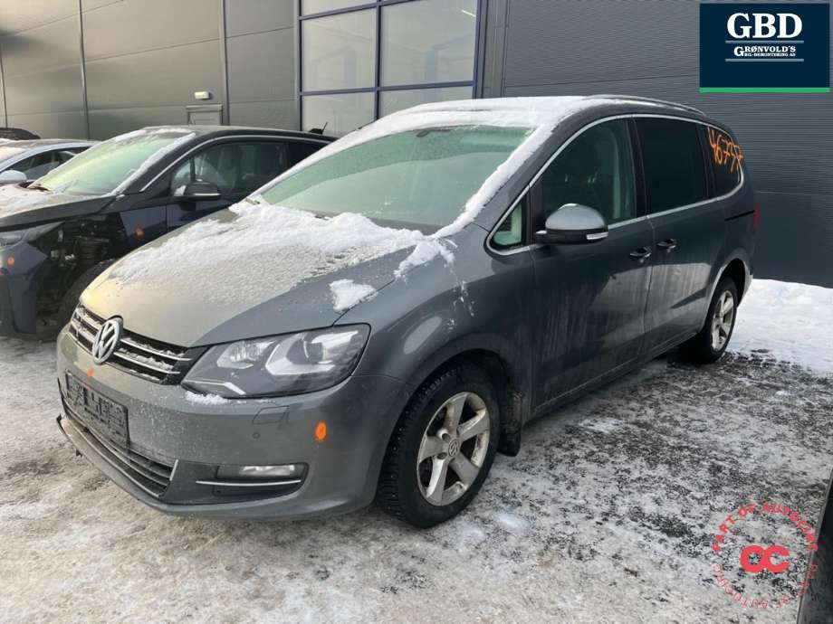 VW Sharan 2010-->> (Type II) , Motorkode: CFFB, Girkassekode: PPW