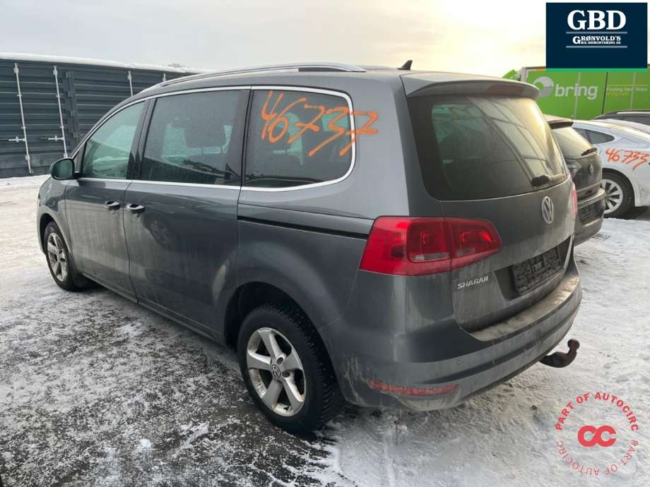 VW Sharan 2010-->> (Type II) , Motorkode: CFFB, Girkassekode: PPW