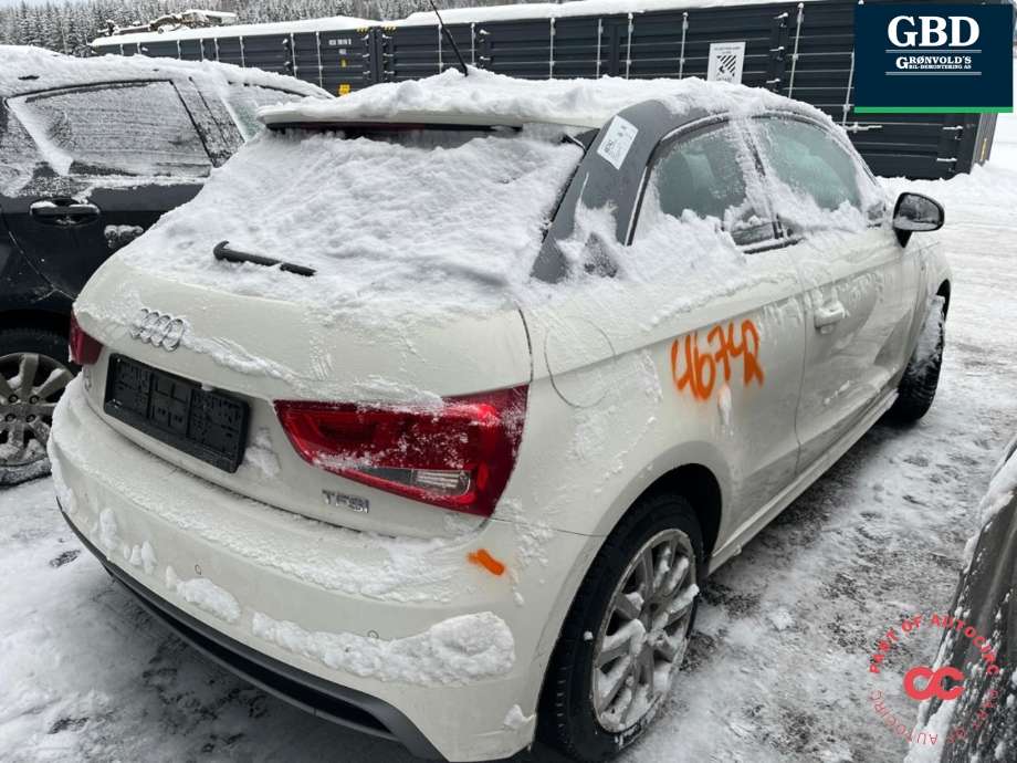 Audi A1 2010-2014 (Type I, Fase 1) , Motorkode: CAXA, Girkassekode: NBB