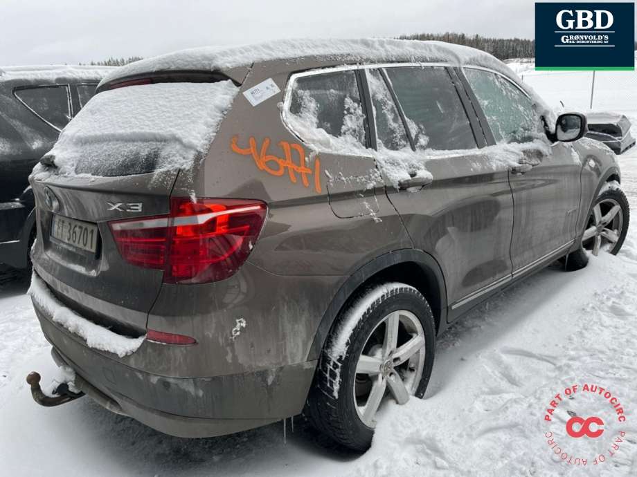 BMW X3 2010-2017 (F25) (F25), Motorkode: N47D20C, Girkassekode: 24 00 8 617 113