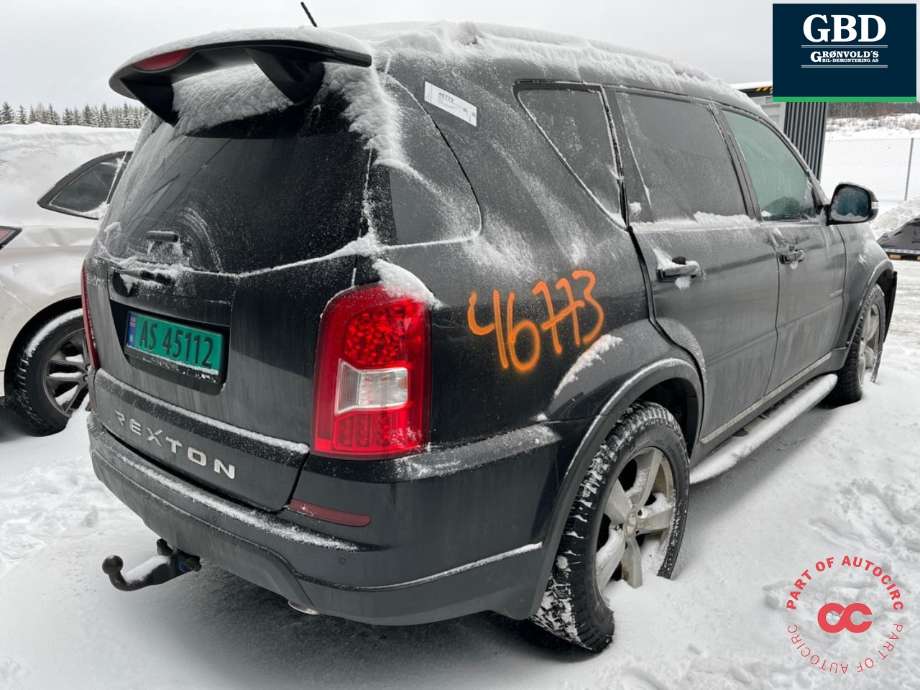 SsangYong Rexton W 2014-2017 (Y290) delebil , Motorkode: D20DTR, Girkassekode: 