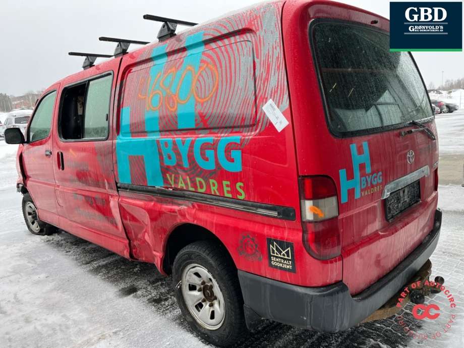 Toyota Hiace 2007-2012 (Fase 3) , Motorkode: 2KD-FTV, Girkassekode: 3303026A61