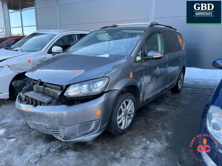 VW Touran 2010-2015 (Type I, Fase 3) , Motorkode: CAYC, Girkassekode: MFR
