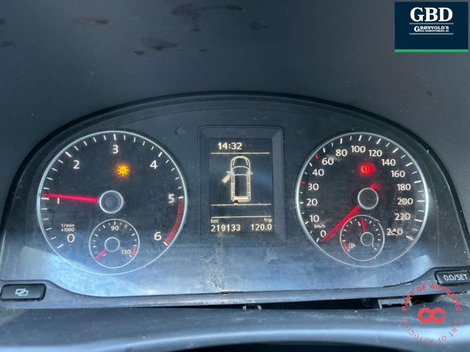 VW Touran 2010-2015 (Type I, Fase 3) , Motorkode: CAYC, Girkassekode: MFR