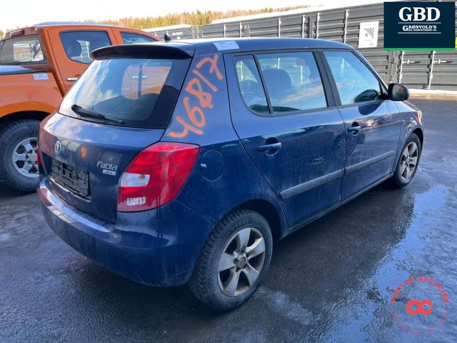Škoda Fabia 2010-2014 (Type II, Fase 2) , Motorkode: CGGB, Girkassekode: LVE