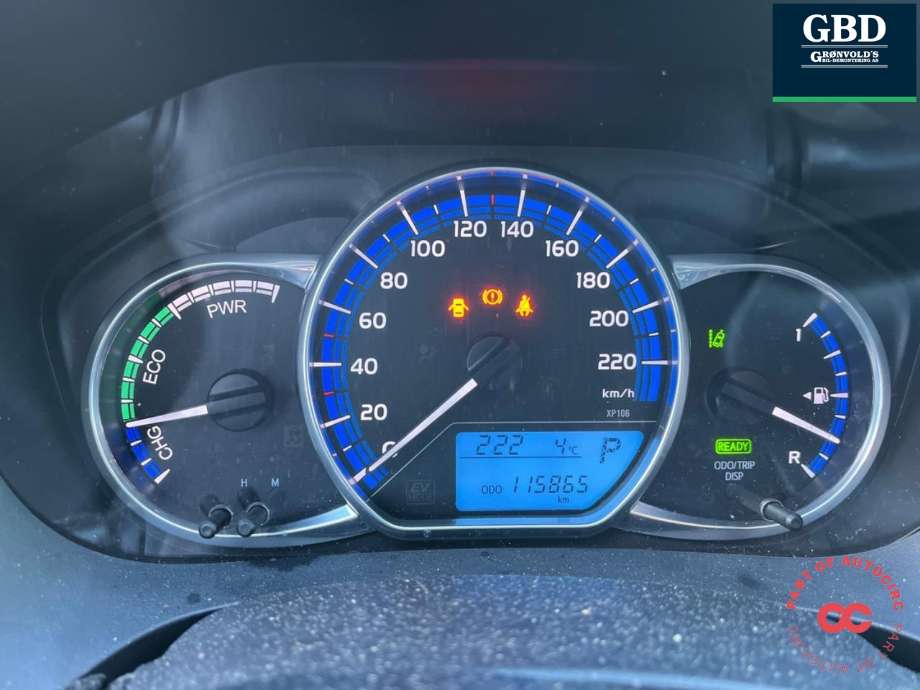 Toyota Yaris 2014-2020 (Type III, Fase 2) , Motorkode: 1NZ-FXE, Girkassekode: 3090052010