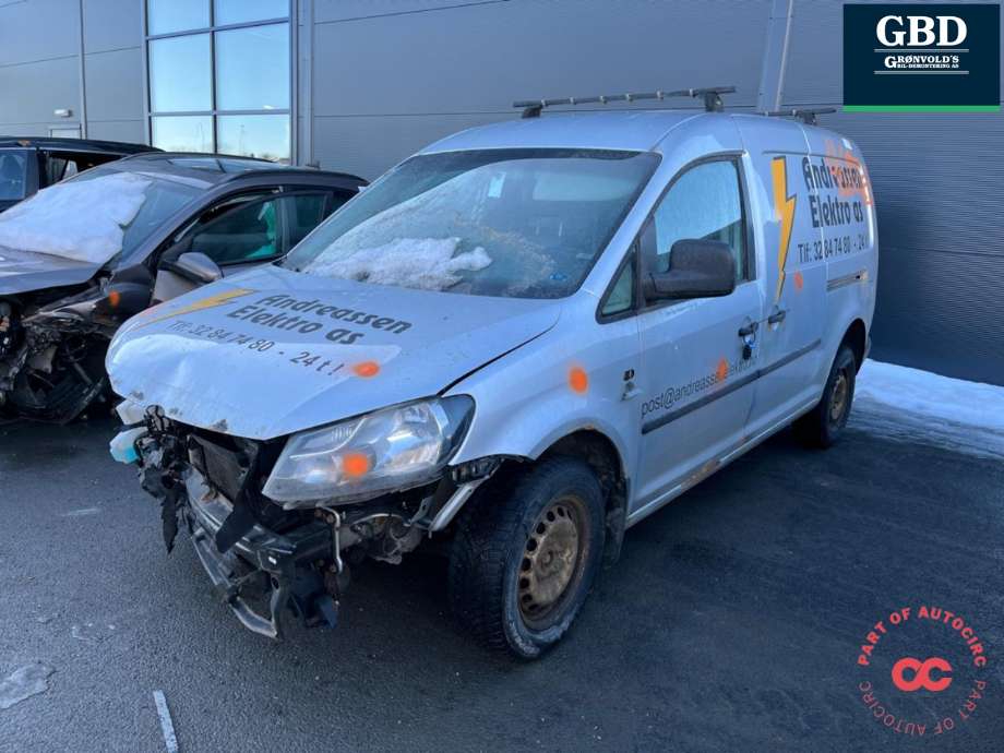 VW Caddy 2010-2015 (Type III, Fase 2) delebil , Motorkode: CFHF, Girkassekode: NFQ