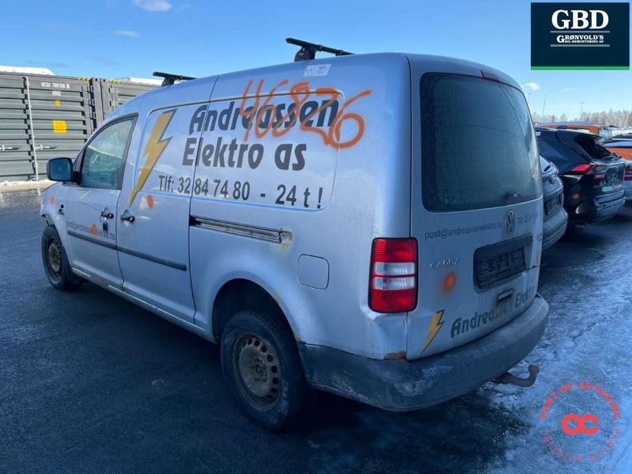 VW Caddy 2010-2015 (Type III, Fase 2) delebil , Motorkode: CFHF, Girkassekode: NFQ