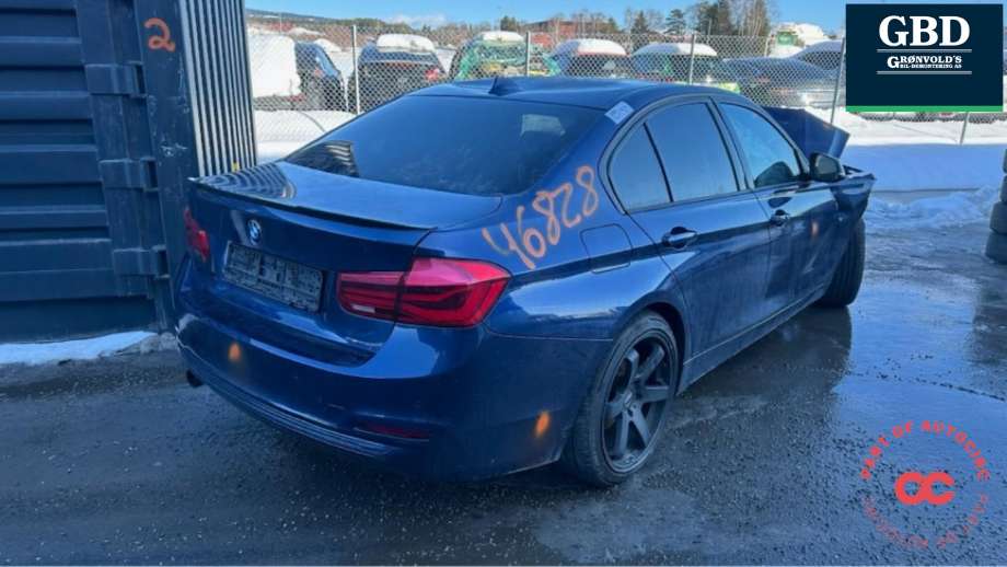 BMW 3-Serie 2012-2018 (F30/F31/F34) (F30/F31/F34), Motorkode: B38B15A, Girkassekode: 24 00 9 469 341