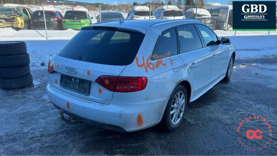 Audi A4 2007-2014 (Type IV) (B8) (B8), Motorkode: CAGA, Girkassekode: LLN