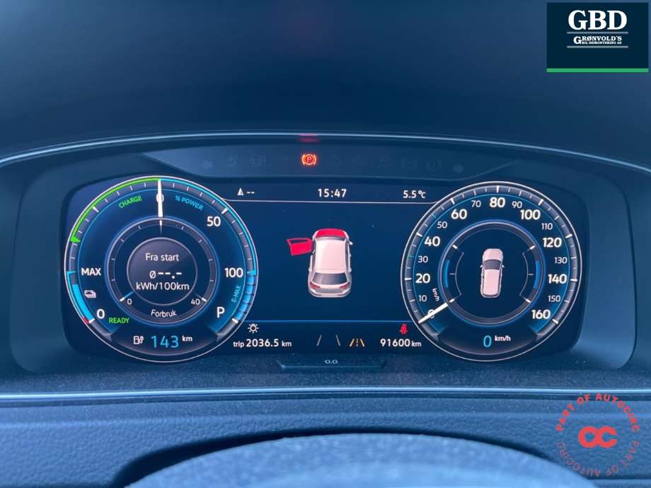 VW e-Golf 2017-2020 (Fase 2) , Motorkode: EAZA, Girkassekode: RYG