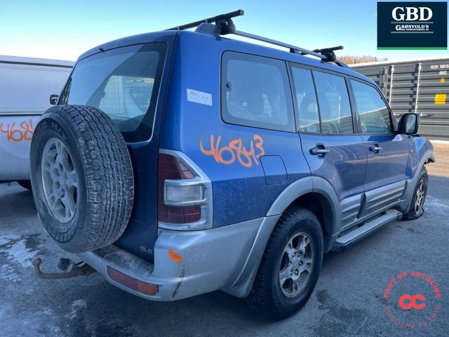 Mitsubishi Pajero 2000-2006 (Type III) , Motorkode: 4M41, Girkassekode: MR593861