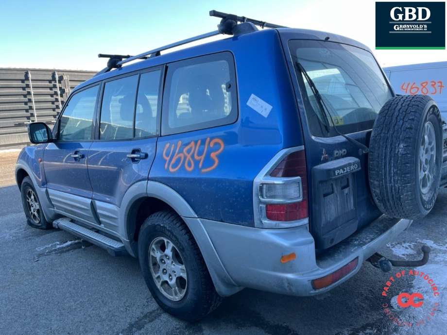 Mitsubishi Pajero 2000-2006 (Type III) , Motorkode: 4M41, Girkassekode: MR593861